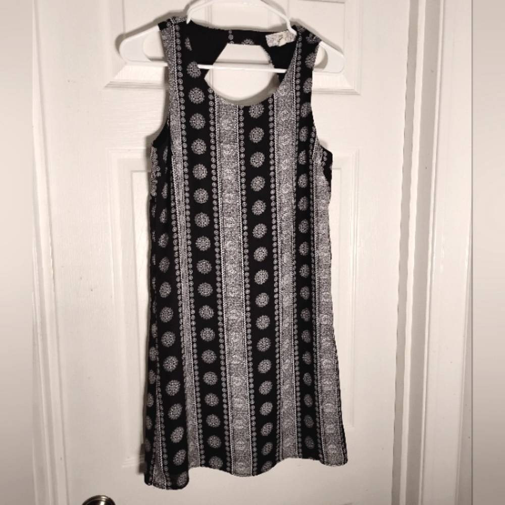 Sleeveless Shift Dress Pink Republic